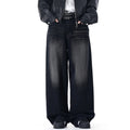 NEXT STREET Enzyme Black Wide-Leg Jeans