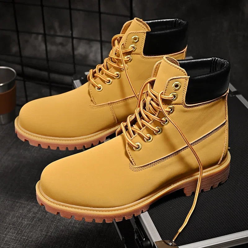 NEXT STREET Handmade Leather Work Boots