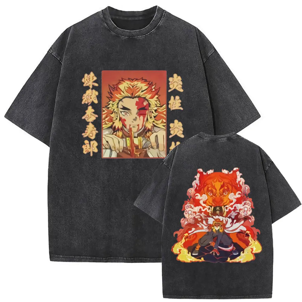 NEXT STREET Washed Demon Slayer TEE