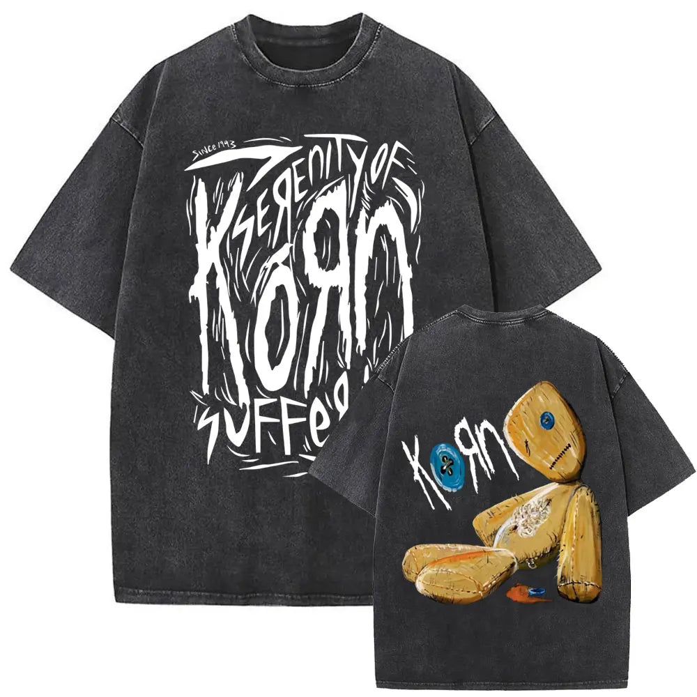 NEXT STREET Vintage Korn Graphic TEE