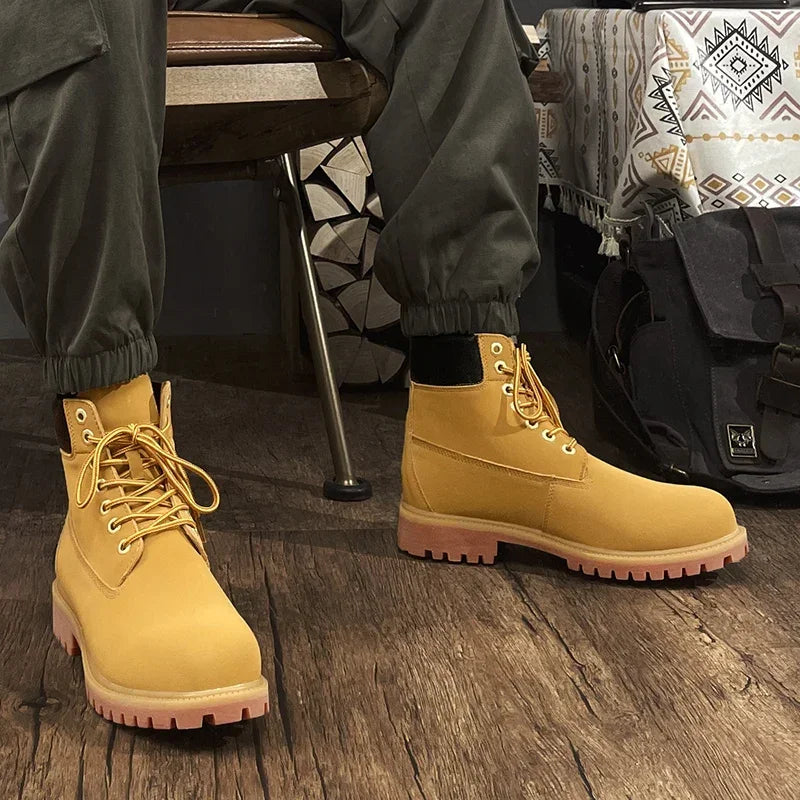 NEXT STREET Handmade Leather Work Boots