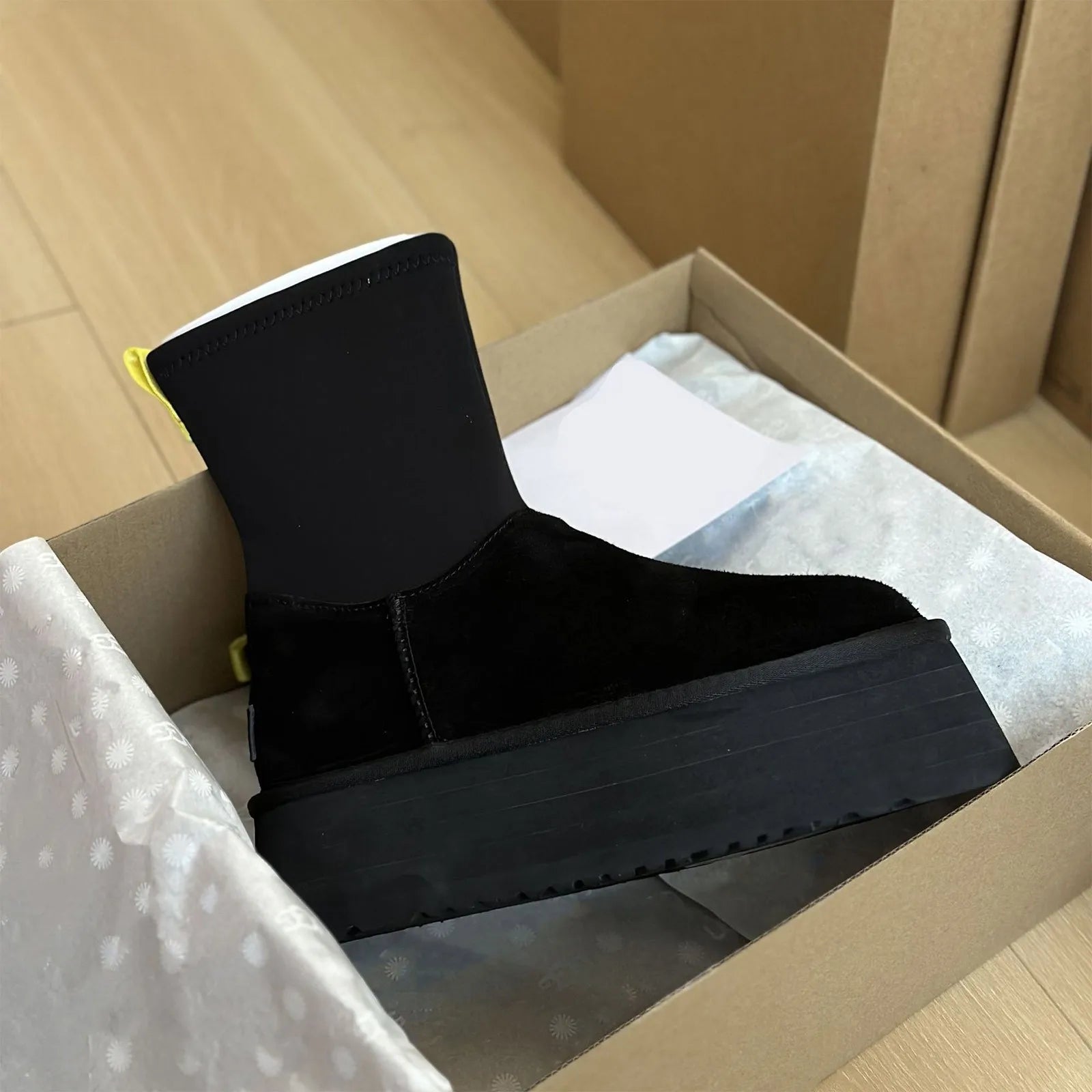NEXT STREET Velvet Ankle Snow Boots