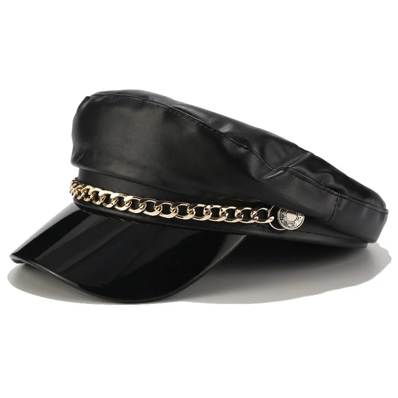 NEXT STREET Orbit PU Leather Hat