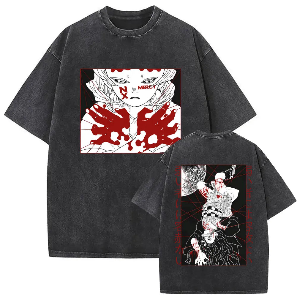 NEXT STREET Washed Demon Slayer TEE