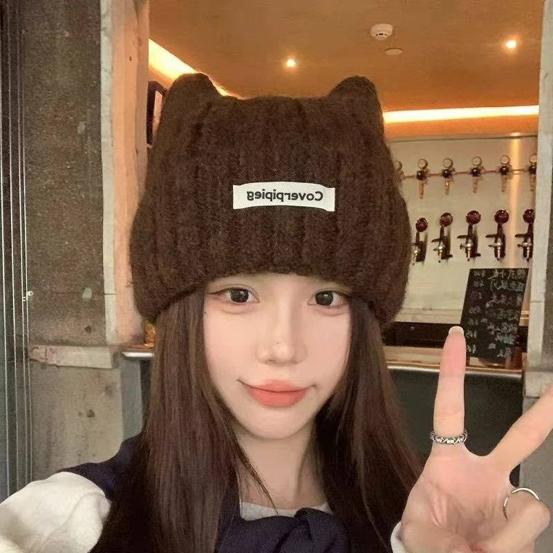 NEXT STREET Cat-Ear Knit Hat
