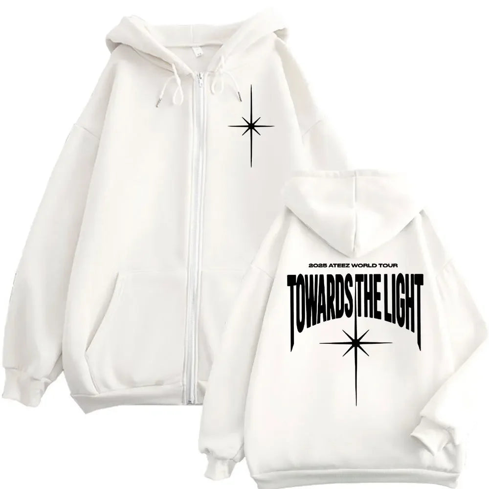 NEXT STREET ATEEZ World Tour Tech Zipper Hoodie