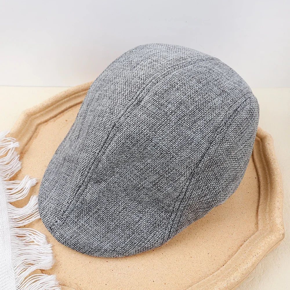 NEXT STREET Retro Mesh-Lined Beret Hat