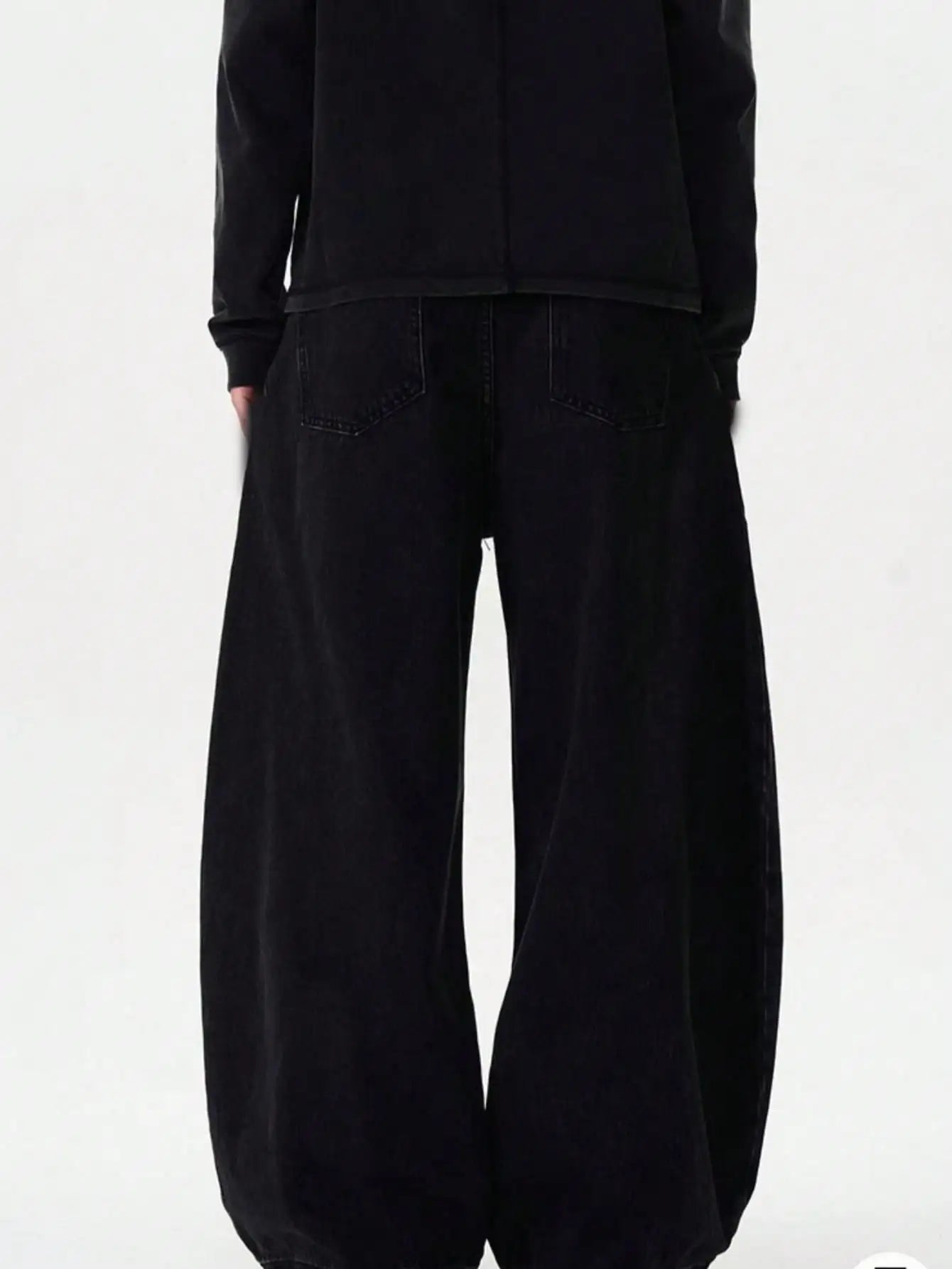 NEXT STREET Curved Knife Wide-Leg Jeans