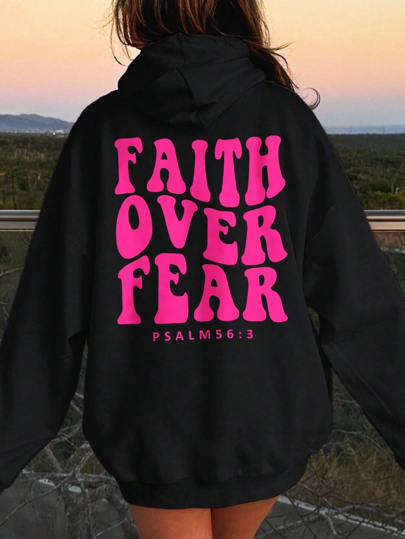NEXT STREET Faith Over Fear Hoodie