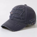 NEXT STREET Ripped Rim Curved-Brim Cap