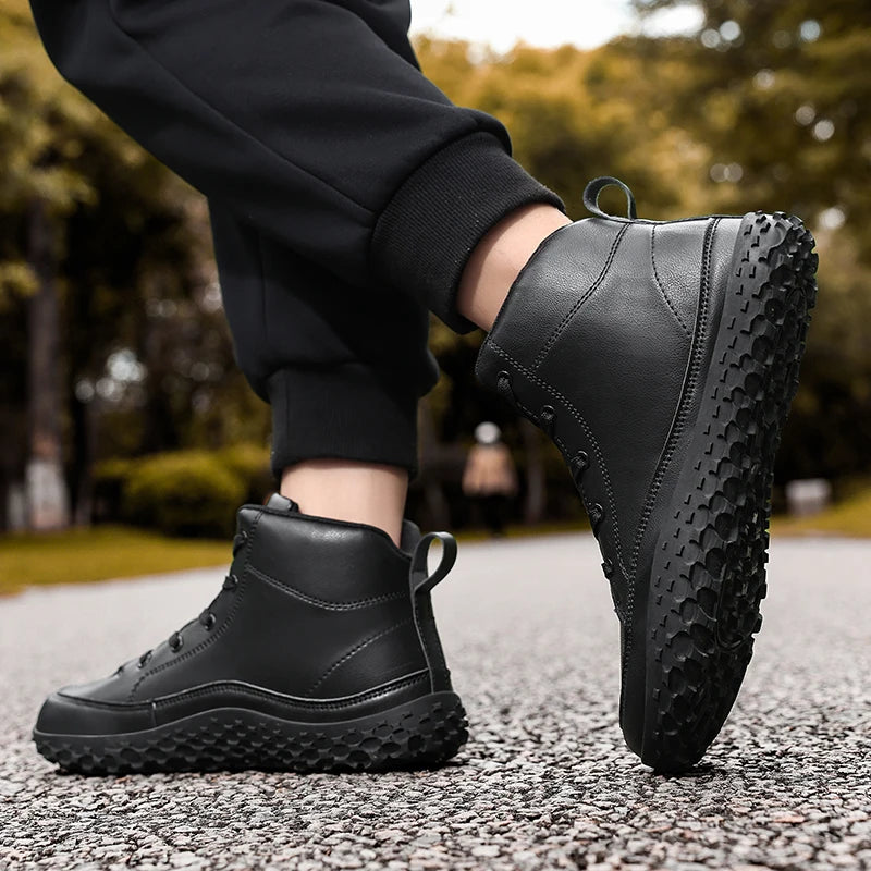 NEXT STREET Wide-Toe Barefoot Hiking Boots