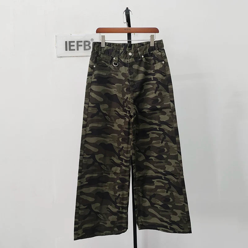 NEXT STREET Vintage Camo Wide-Leg Jeans