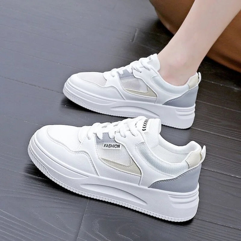 NEXT STREET Patchwork Platform Sneakers