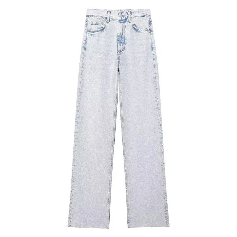 NEXT STREET Worn High Waist Jeans