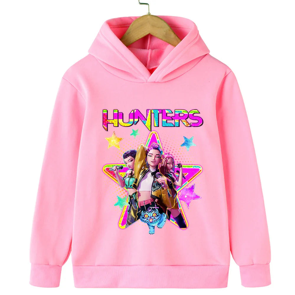 NEXT STREET Neon KPop Demon Hunter Hoodie