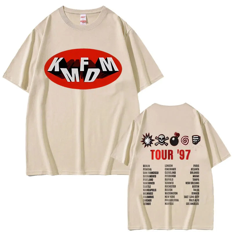 NEXT STREET KMFDM Tour 97 Tech Graphic TEE