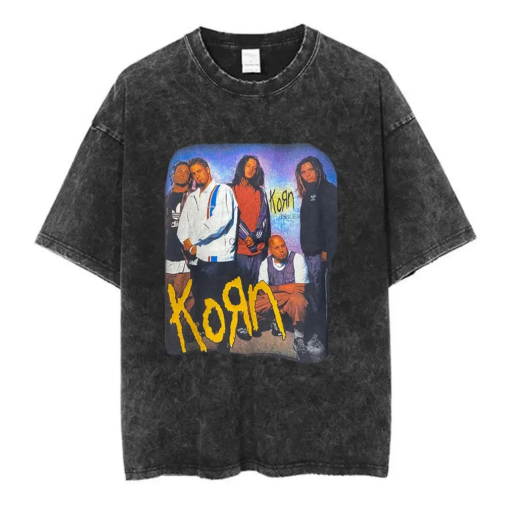 NEXT STREET Korn Distressed Tour TEE