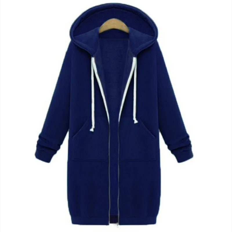 NEXT STREET Longline Hoodies Coat