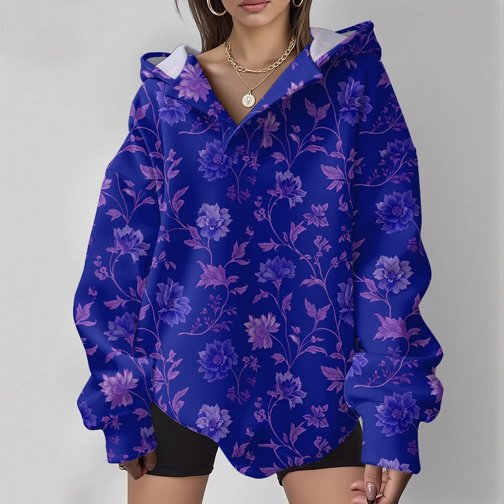 NEXT STREET Totem Y2K Oversized Hoodie