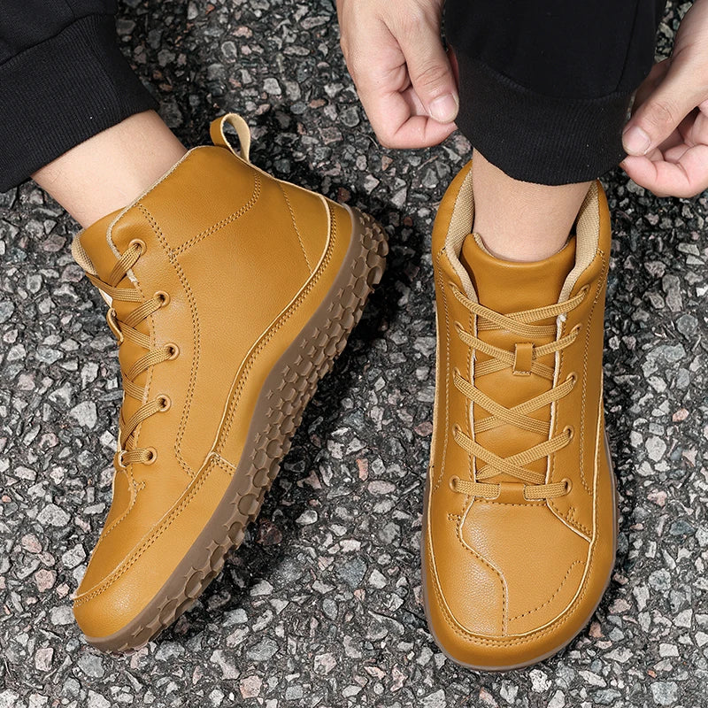 NEXT STREET Wide-Toe Mid Hiker Sneakers