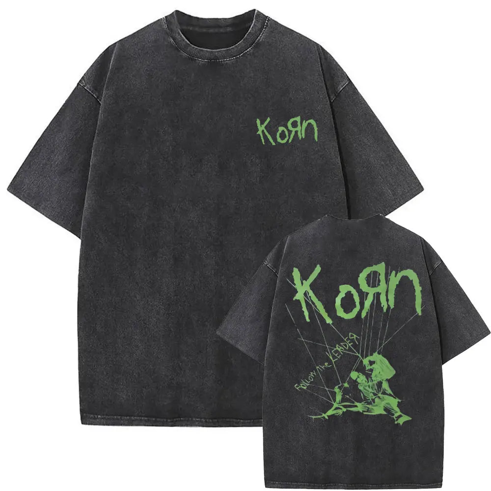 NEXT STREET Vintage Korn Graphic TEE