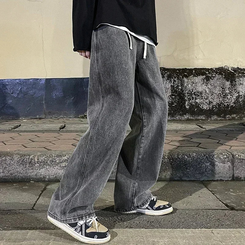 NEXT STREET Wide-Leg Drift Jeans