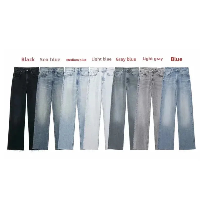 NEXT STREET Worn High Waist Jeans