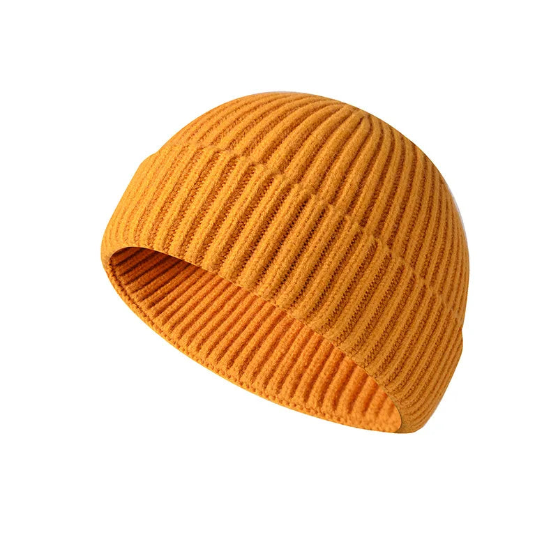 NEXT STREET Solid Knit Hip Hop Cap