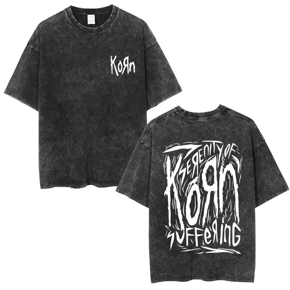 NEXT STREET Korn Distressed Tour TEE