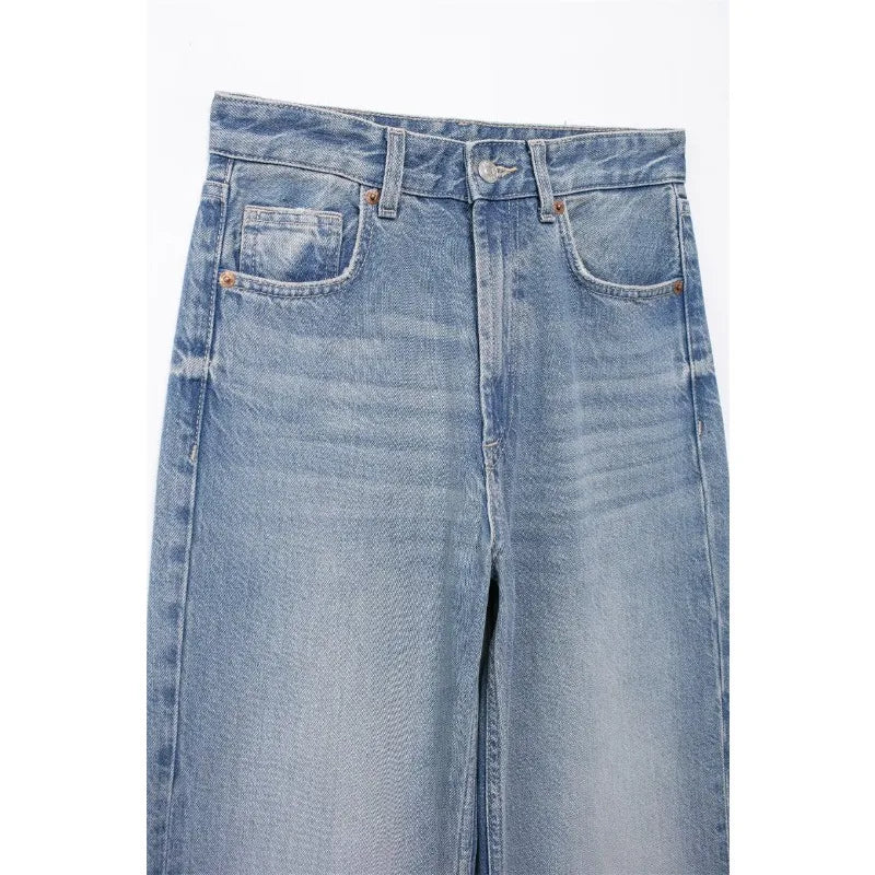 NEXT STREET Worn High Waist Jeans