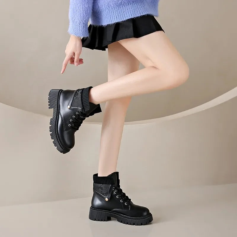 NEXT STREET Platform Ankle Boots