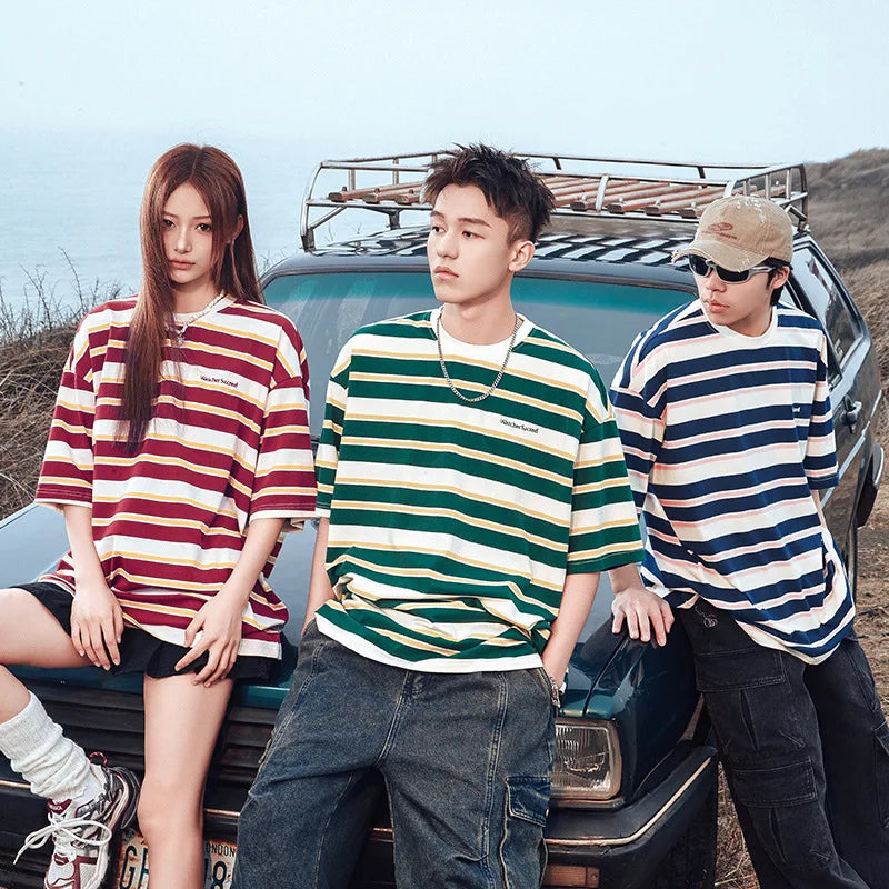 NEXT STREET Neo-Stripe TEE