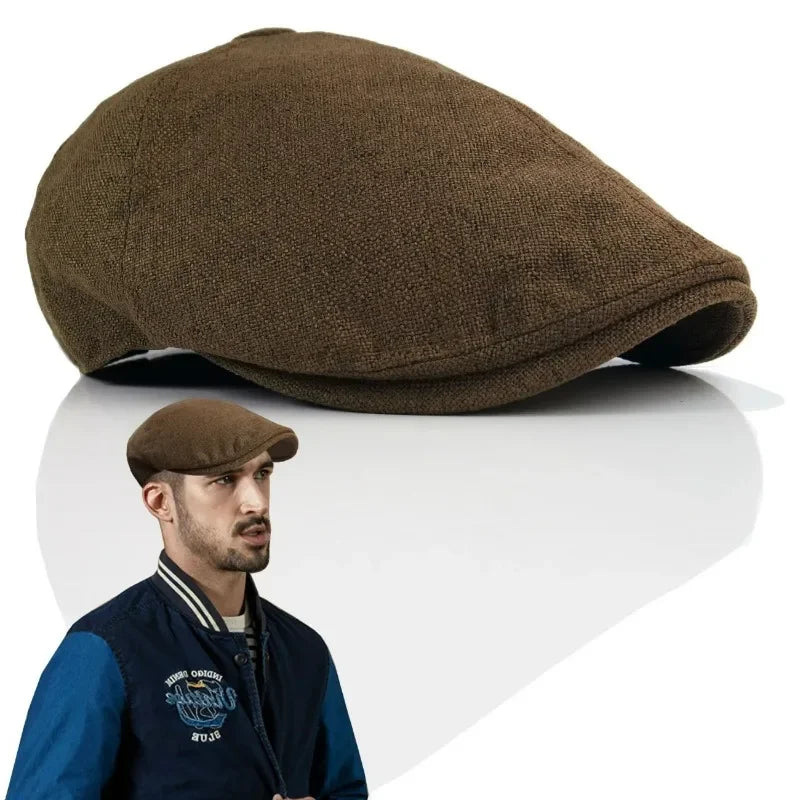 NEXT STREET Retro Mesh-Lined Beret Hat