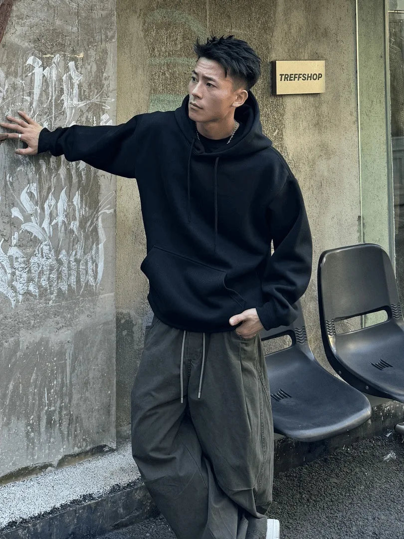 NEXT STREET Solid Core Tech Hoodie