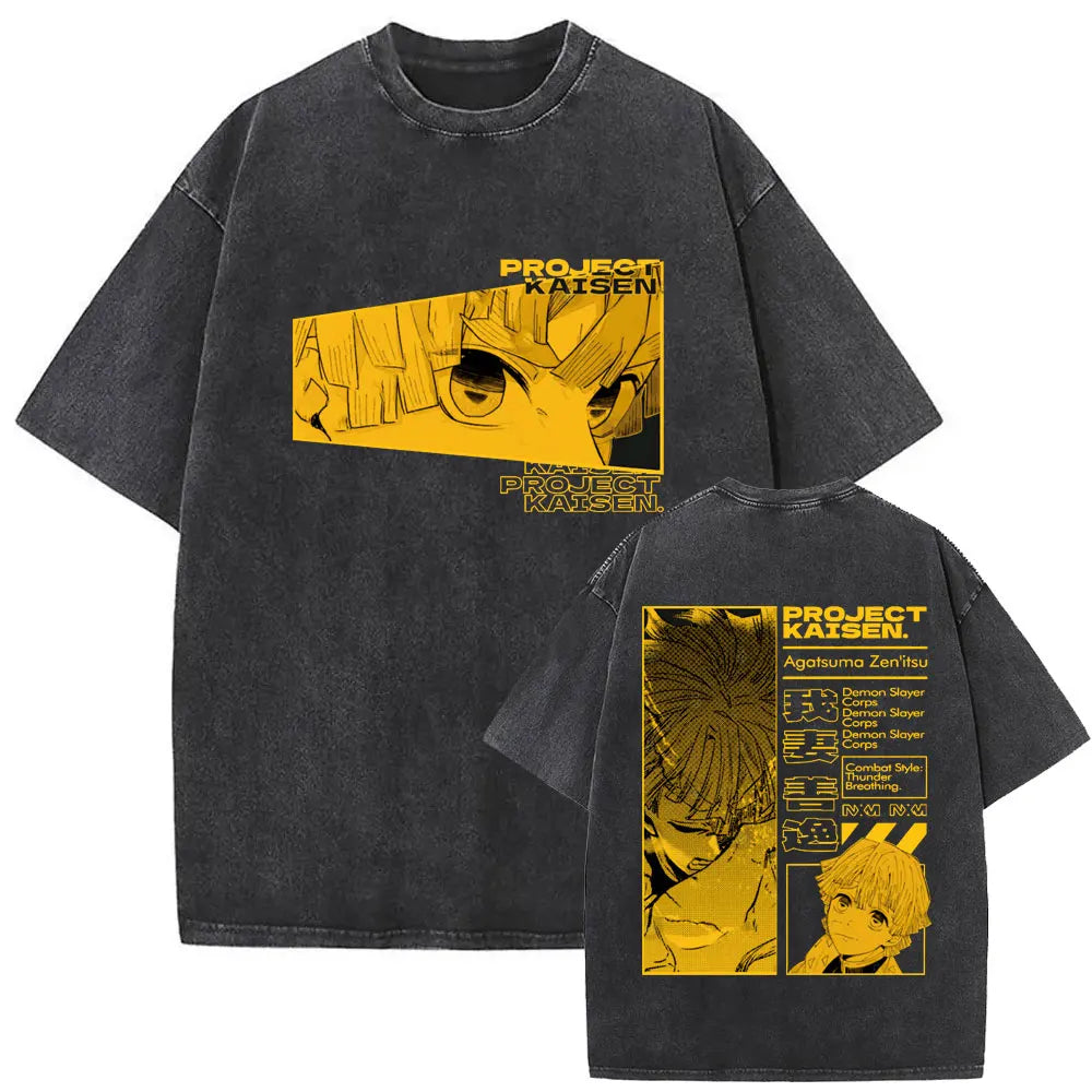 NEXT STREET Washed Demon Slayer TEE