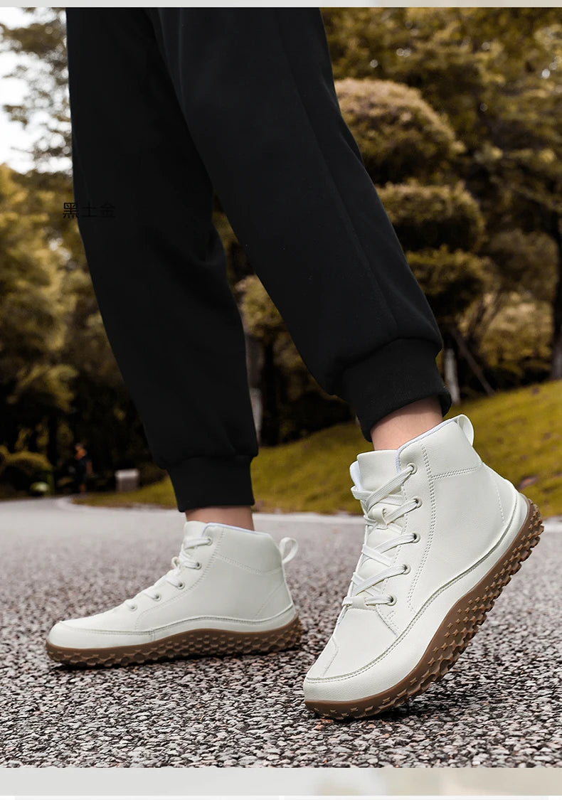 NEXT STREET Wide-Toe Mid Hiker Sneakers