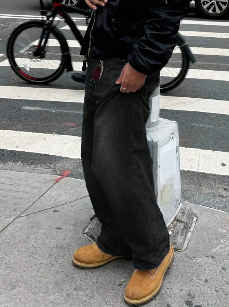 NEXT STREET Retro Loose Jeans