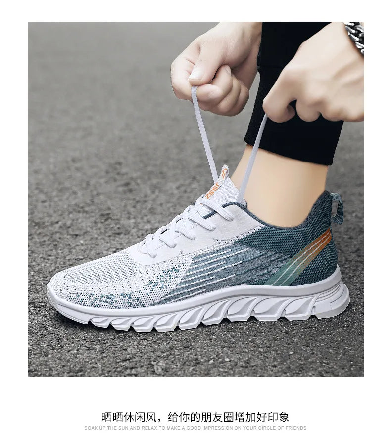 NEXT STREET Aero-Weave Knit Sneakers