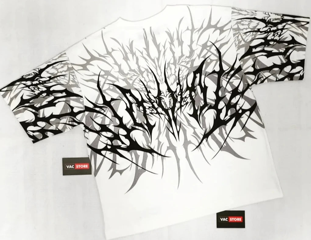 NEXT STREET Thorn Texture Y2K TEE