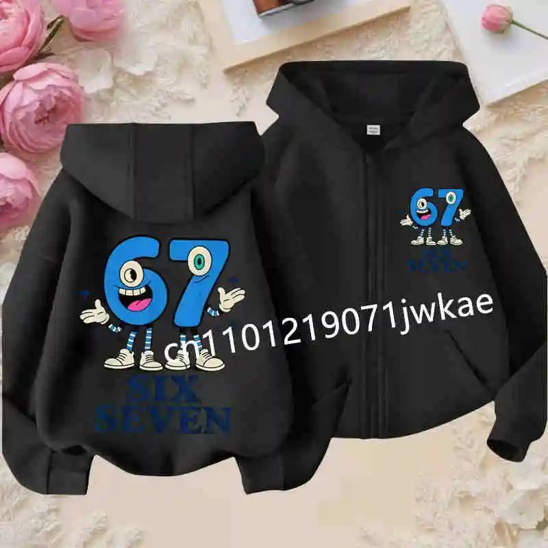 NEXT STREET Y2K Brain Rot Kids Hoodie