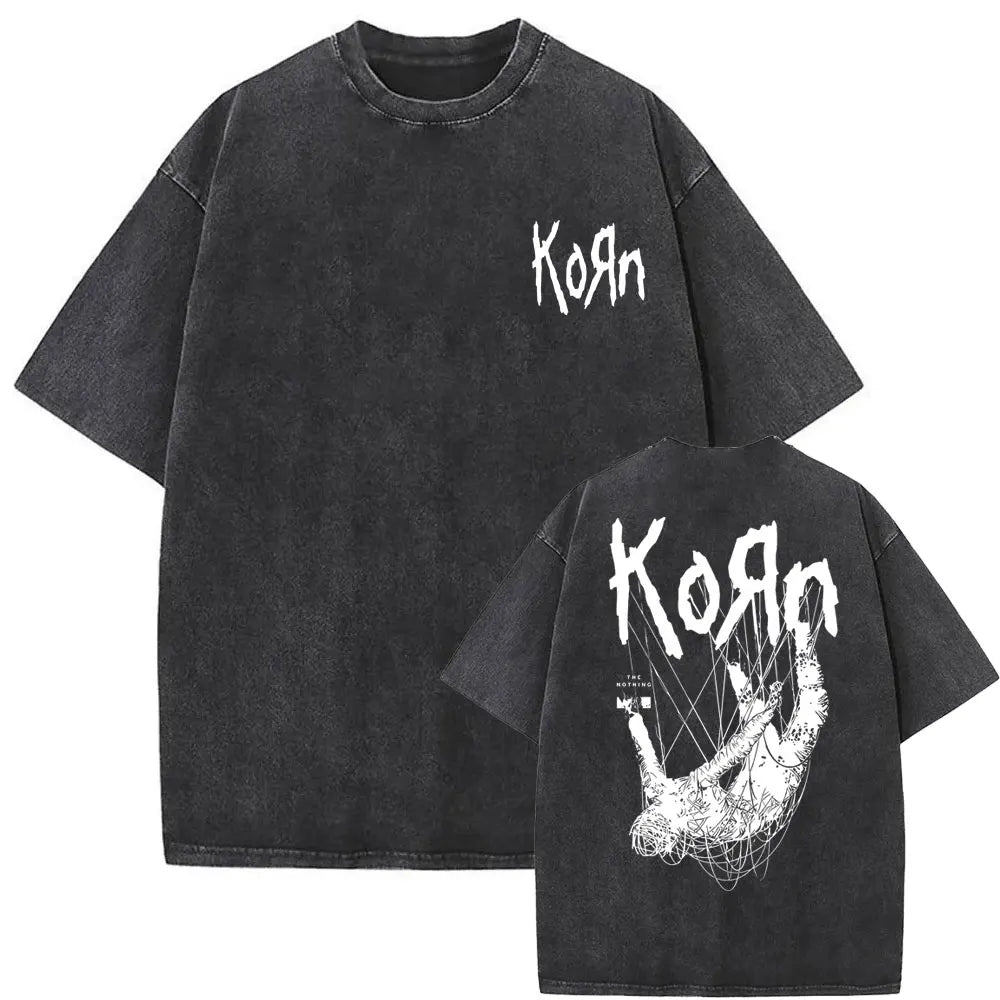 NEXT STREET Vintage Korn Graphic TEE
