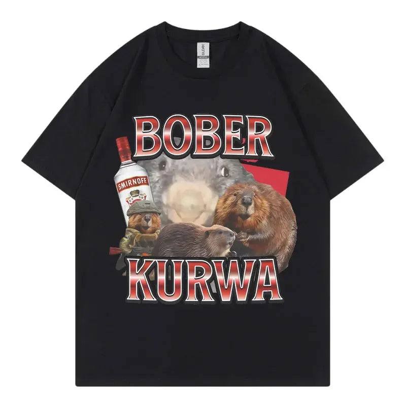 NEXT STREET Bober Mouse Meme TEE