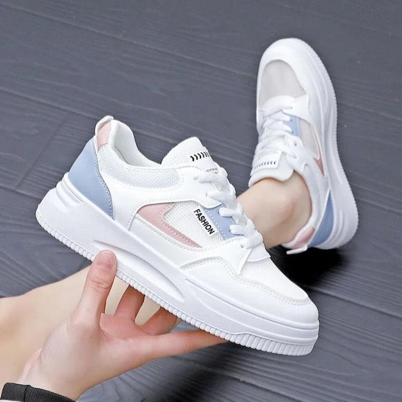 NEXT STREET Patchwork Platform Sneakers