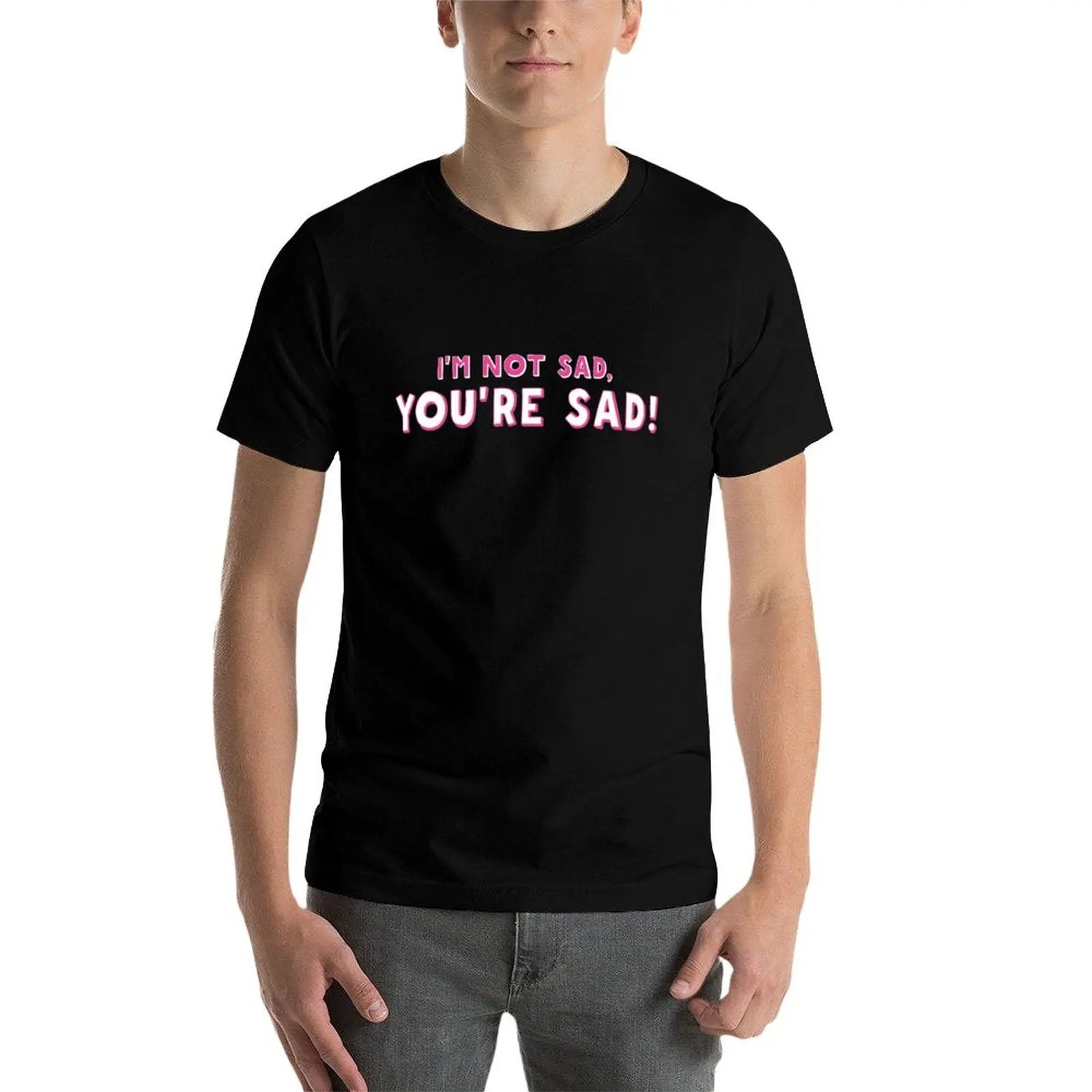 NEXT STREET Static Sad Graphic TEE