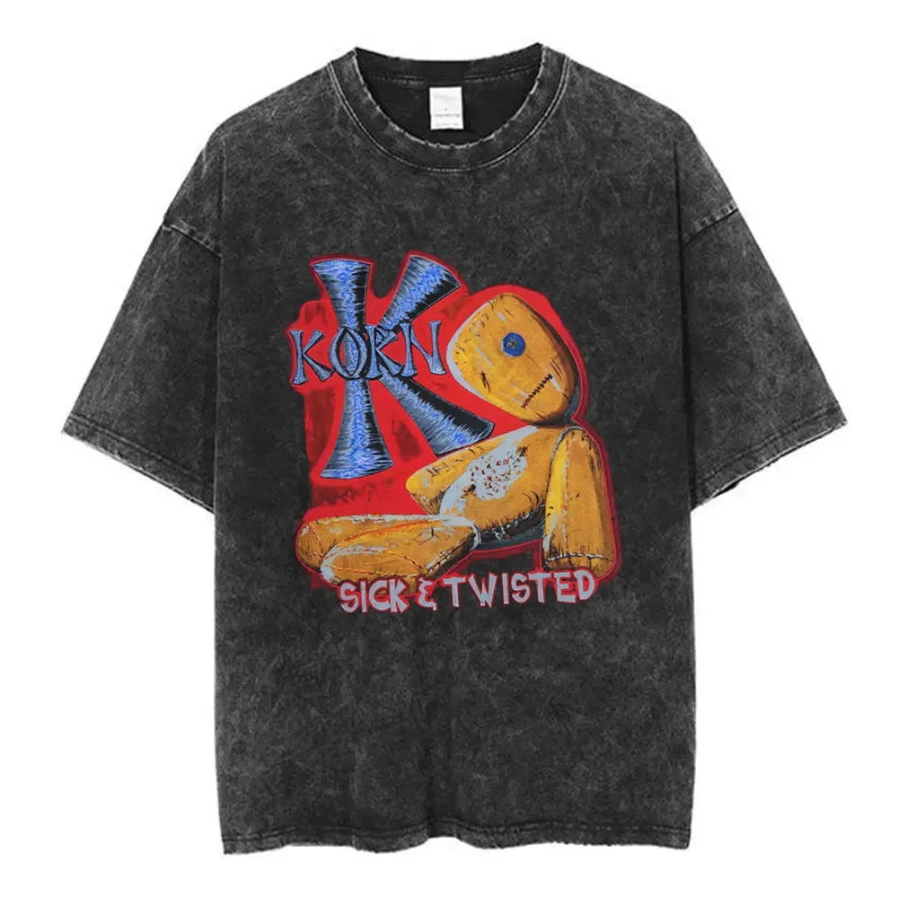 NEXT STREET Korn Distressed Tour TEE