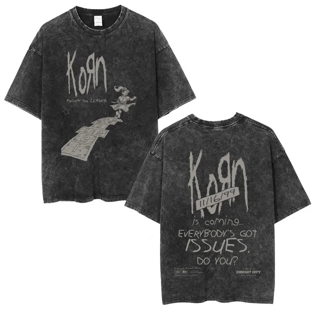 NEXT STREET Korn Distressed Tour TEE