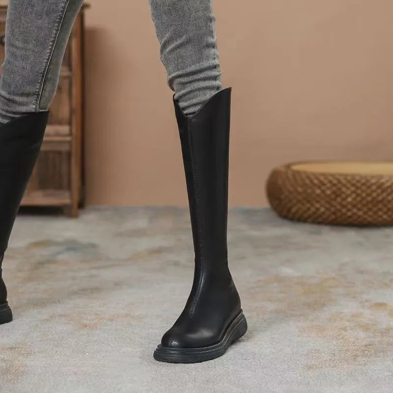 NEXT STREET Vector-Lift Knee-High Boots