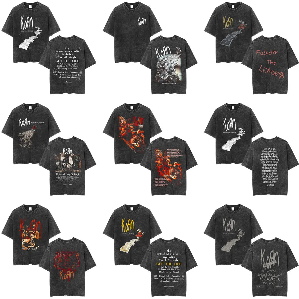NEXT STREET Korn Distressed Tour TEE