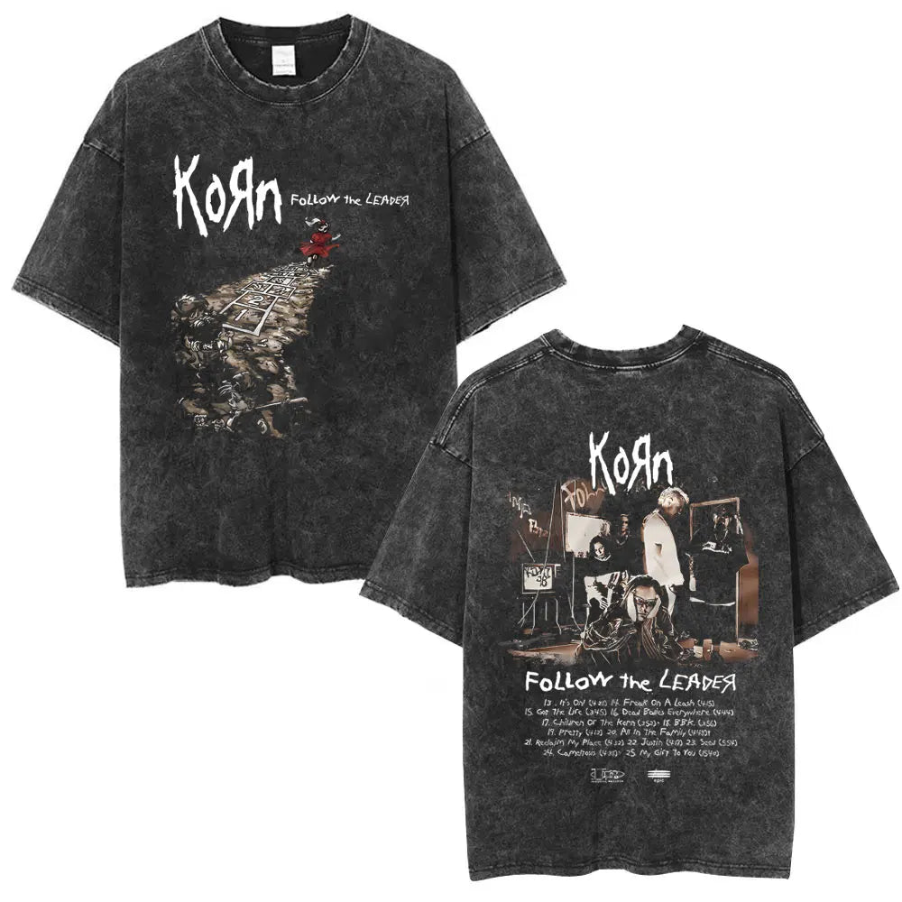 NEXT STREET Korn Distressed Tour TEE
