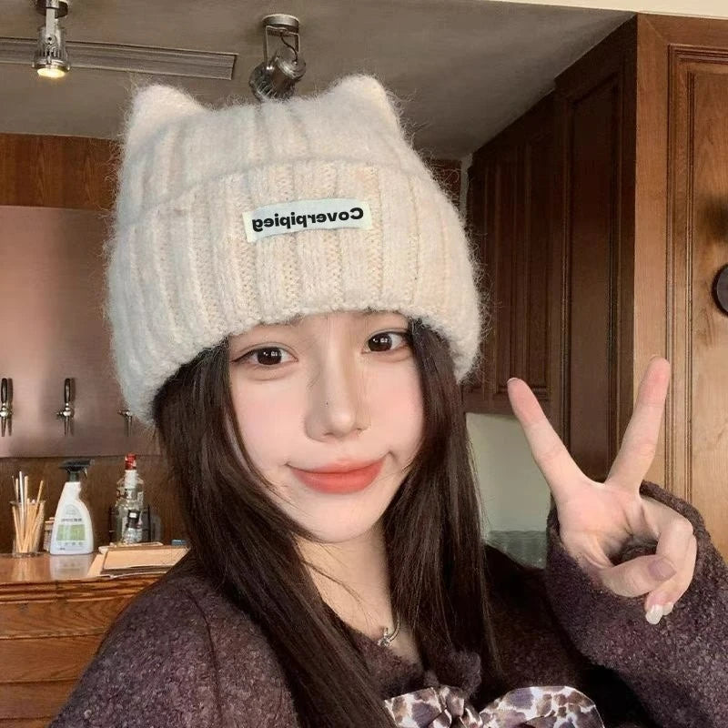 NEXT STREET Cat-Ear Knit Hat